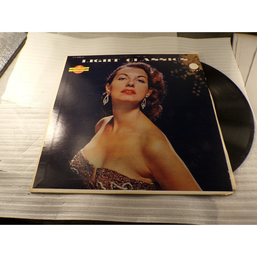 Light Classics Ultra-Sonic Hi-Fidelity Vinyl LP Record 33 RPM LP 47 Vintage